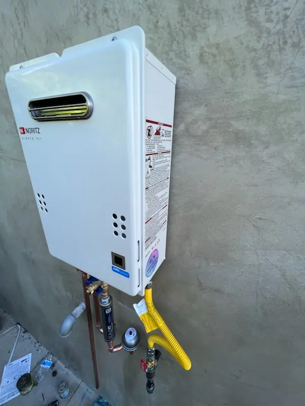 Tankless water heater installation for Bailey Beach homes